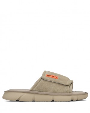 Naked Wolfe Alaska Men's Slides Grey Singapore | R1M-0041