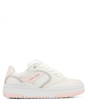 Naked Wolfe Ambition Women's Sneakers White / Pink Singapore | X8O-1391