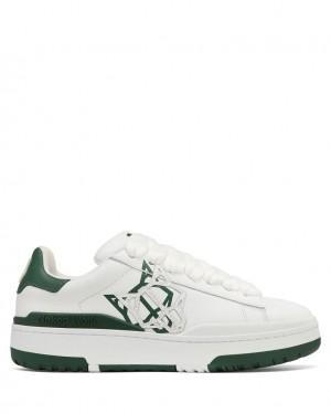 Naked Wolfe Archive Women's Sneakers White / Green Singapore | C7G-0721