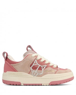 Naked Wolfe Area Genysis Women's Sneakers Pink Singapore | Y7T-4425