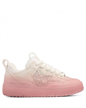 Naked Wolfe Area Spray Genysis Women's Sneakers Pink / White Singapore | G8S-9698