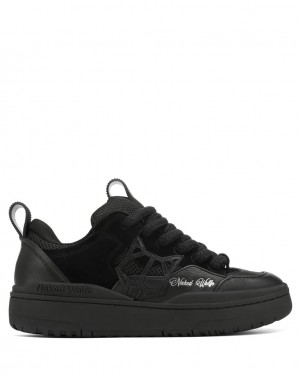 Naked Wolfe Area Women's Sneakers Black Singapore | X1M-0770