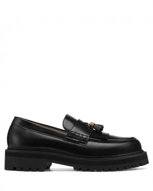 Naked Wolfe Banter Box Men's Loafers Black Singapore | O1U-6698