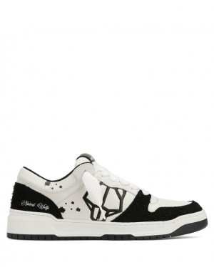 Naked Wolfe CM-00 Combo Men's Sneakers White / Black Singapore | M5N-7238