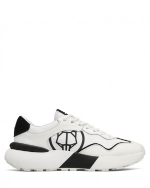 Naked Wolfe Drought Men's Sneakers White / Black Singapore | P0N-4271