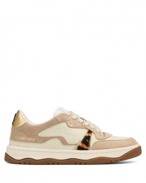 Naked Wolfe Flight Genysis Women's Sneakers White / Leopard Singapore | M9O-4243