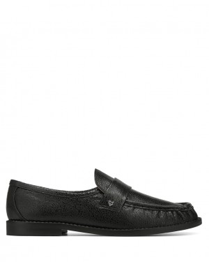 Naked Wolfe Goldie Sheep Eel Women's Loafers Black Singapore | T0T-5297