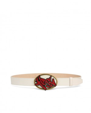 Naked Wolfe Kosa Belt Men's Belts White Singapore | F6L-4157