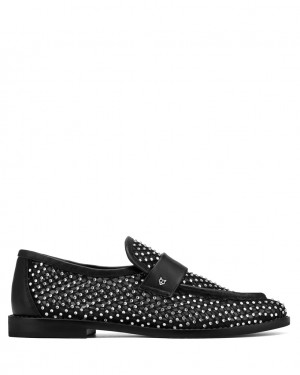 Naked Wolfe Lima Diamond Women's Loafers Black Singapore | G5N-2702