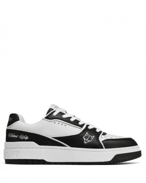 Naked Wolfe NW-01 Men's Sneakers Black / White Singapore | Z2B-0356