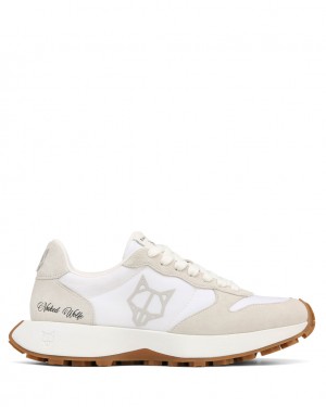 Naked Wolfe Plug Women's Sneakers White Singapore | T4I-5206