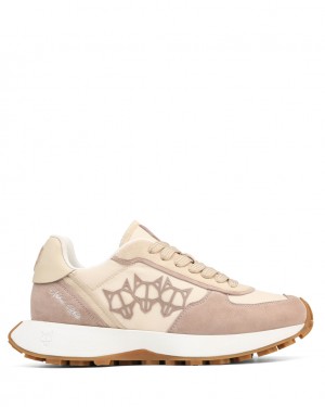 Naked Wolfe Prime Women's Sneakers Beige Singapore | K9N-2926