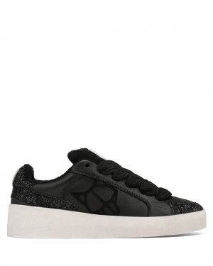 Naked Wolfe Ram Women's Sneakers Black Singapore | C3O-3573