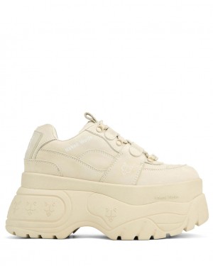 Naked Wolfe Sinner Women's Sneakers Beige Singapore | K6A-5335