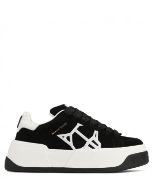 Naked Wolfe Sound Women's Sneakers Black Singapore | Y2W-9291