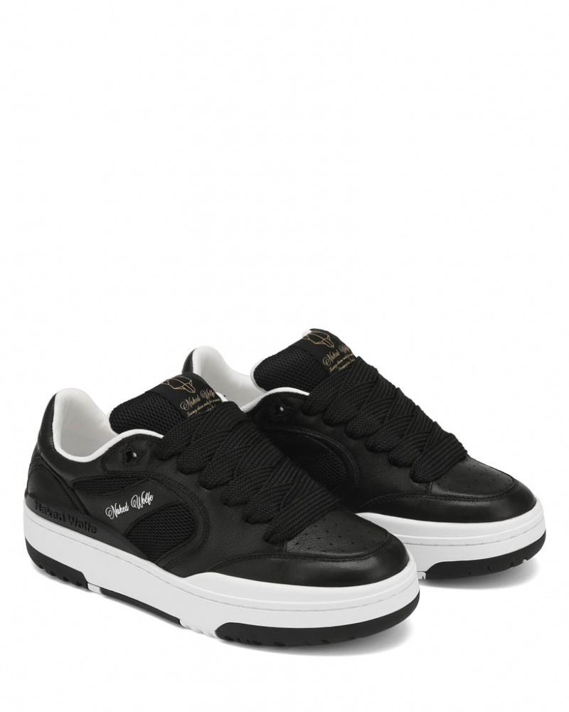 Naked Wolfe Ambition Women's Sneakers Black Singapore | W6H-0968