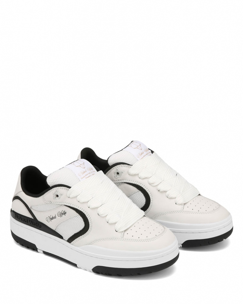 Naked Wolfe Ambition Women's Sneakers White / Black Singapore | Q6L-1895