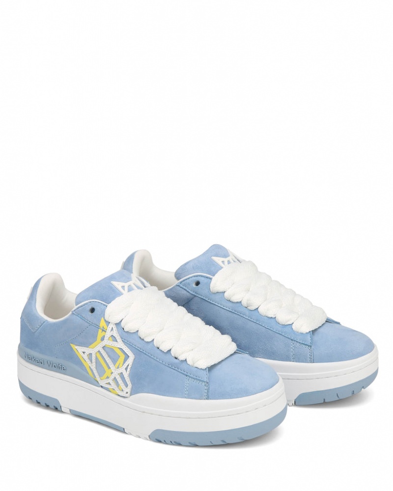 Naked Wolfe Archive Women's Sneakers Blue Singapore | X2B-8930