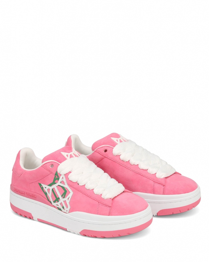 Naked Wolfe Archive Women's Sneakers Pink Singapore | D9N-3246