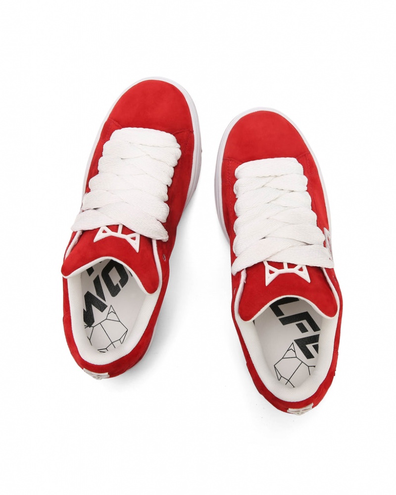 Naked Wolfe Archive Women's Sneakers Red Singapore | L1I-1451