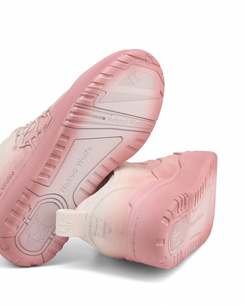 Naked Wolfe Area Spray Genysis Women's Sneakers Pink / White Singapore | G8S-9698