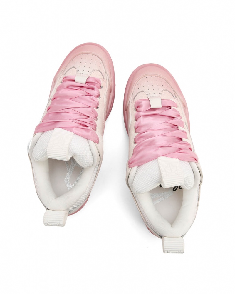 Naked Wolfe Area Spray Genysis Women's Sneakers Pink / White Singapore | G8S-9698