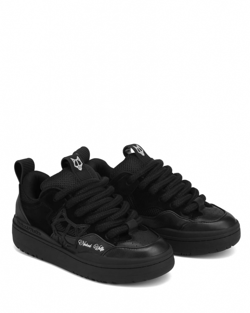 Naked Wolfe Area Women's Sneakers Black Singapore | X1M-0770