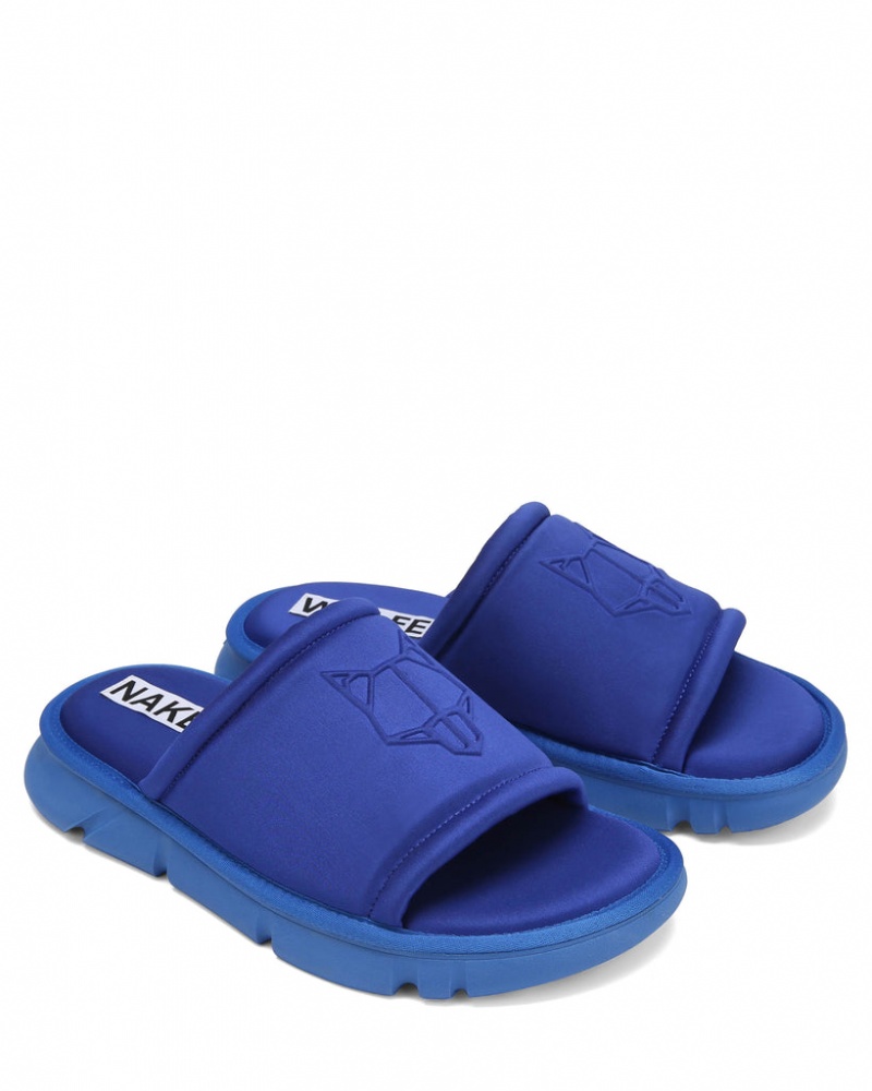 Naked Wolfe Arizona Men's Slides Blue Singapore | X6B-6973