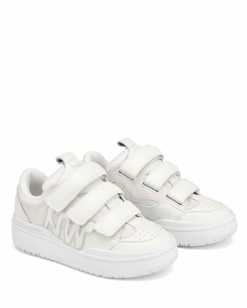 Naked Wolfe Atlanta Women's Sneakers White Singapore | X6Y-1160