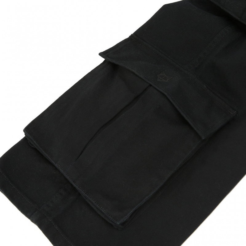 Naked Wolfe Baggy Pocket Cargo Pants Men's Pants Black Singapore | T6L-5110