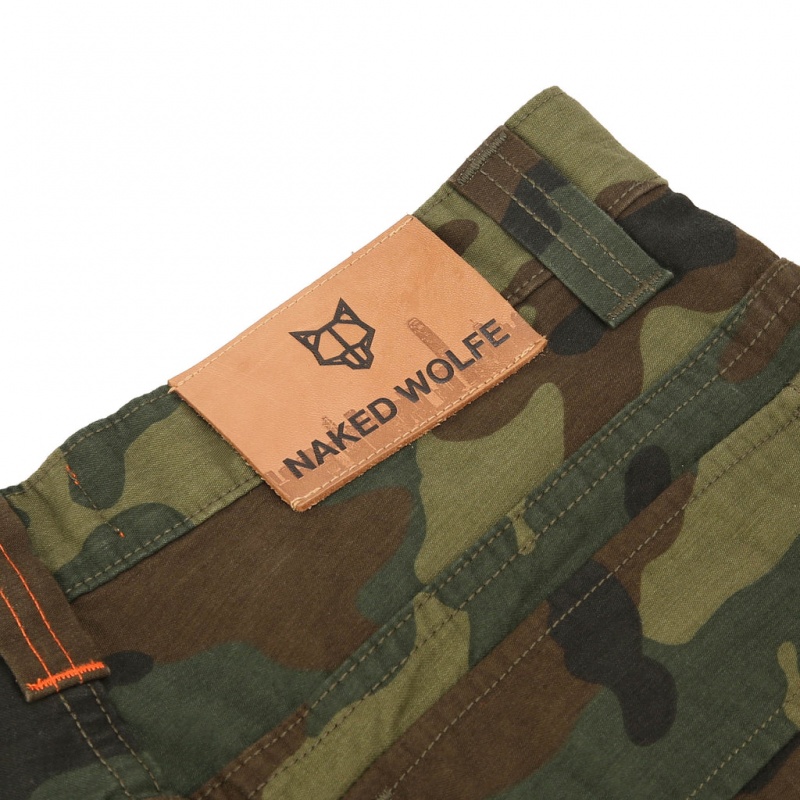 Naked Wolfe Baggy Pocket Cargo Pants Men's Pants Camo Singapore | X8C-3732