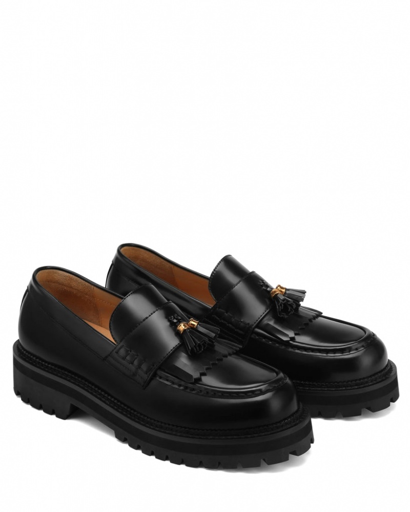 Naked Wolfe Banter Box Men's Loafers Black Singapore | O1U-6698