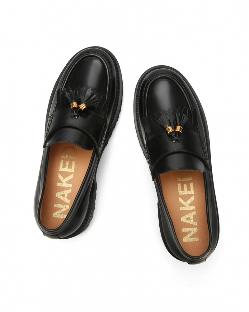 Naked Wolfe Banter Box Men's Loafers Black Singapore | O1U-6698