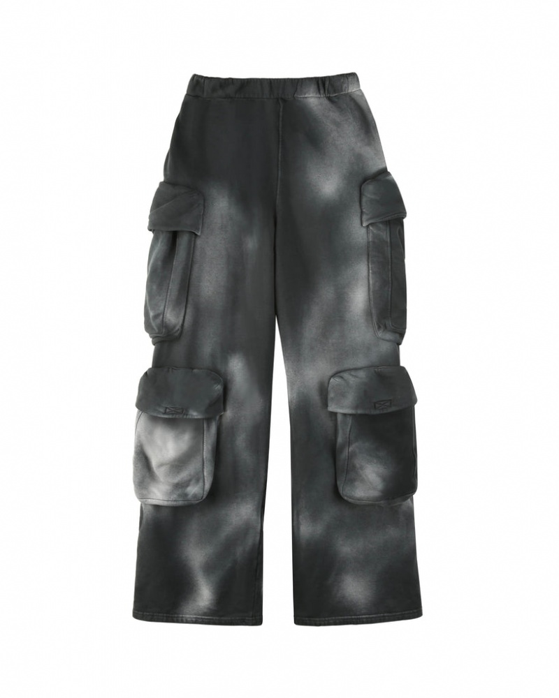 Naked Wolfe Cargo Sweatpants Men's Pants Black Singapore | M3F-9560