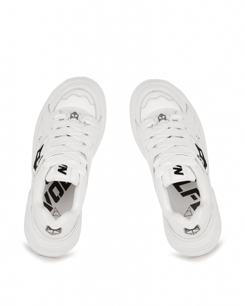 Naked Wolfe Crash Cow Women's Sneakers White Singapore | R6V-0902