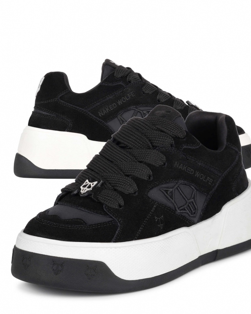 Naked Wolfe Crash Women's Sneakers Black Singapore | X9W-3556