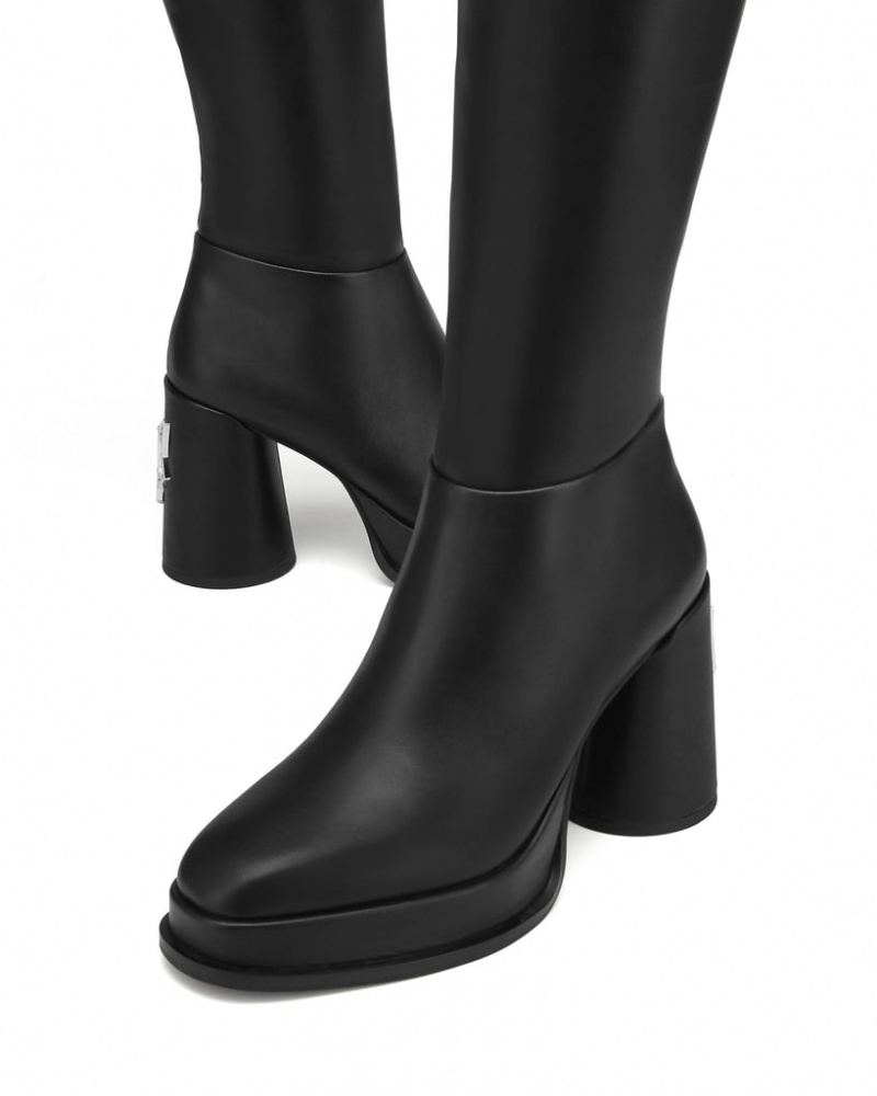 Naked Wolfe Crazy Women's Boots Black Singapore | F2W-2660