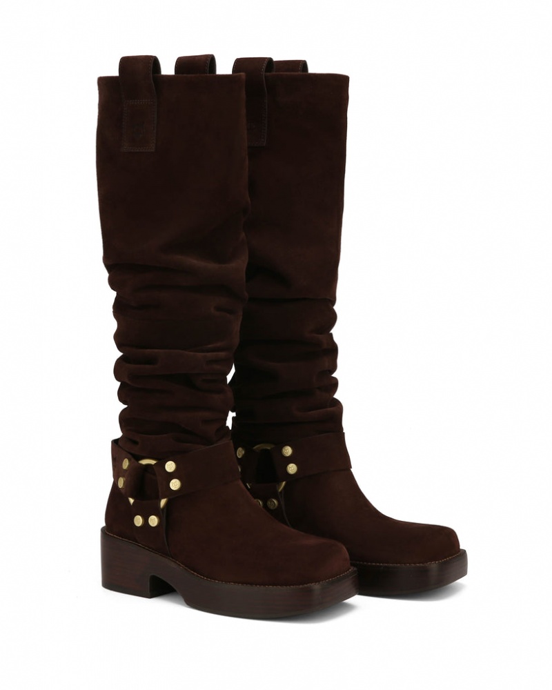 Naked Wolfe Crook Women's Boots Brown Singapore | Z3V-6676