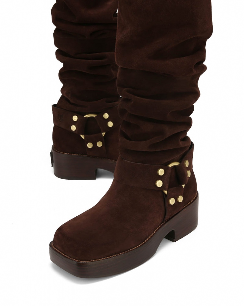 Naked Wolfe Crook Women's Boots Brown Singapore | Z3V-6676