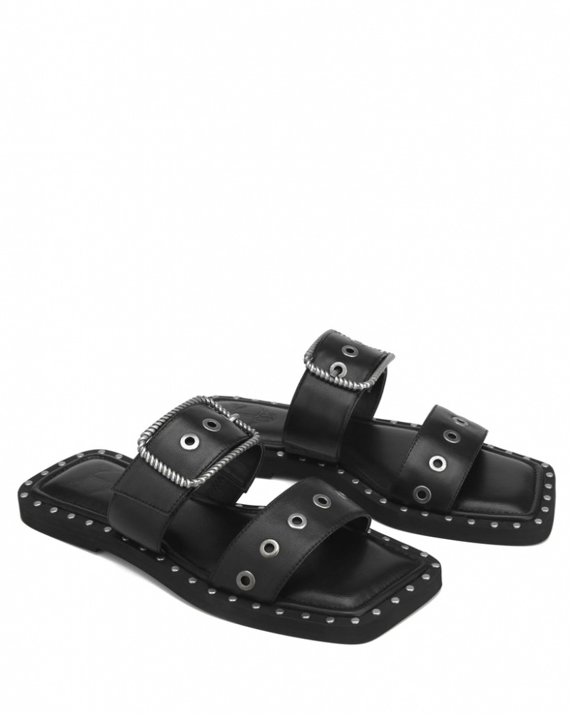 Naked Wolfe Daisy Women's Sandals Black Singapore | P8P-3185