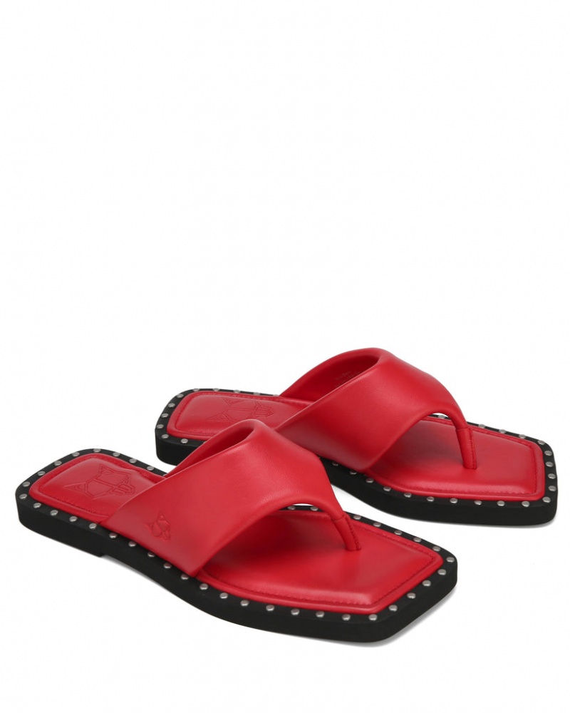 Naked Wolfe Danni Women's Sandals Dark Red Singapore | B0U-2960