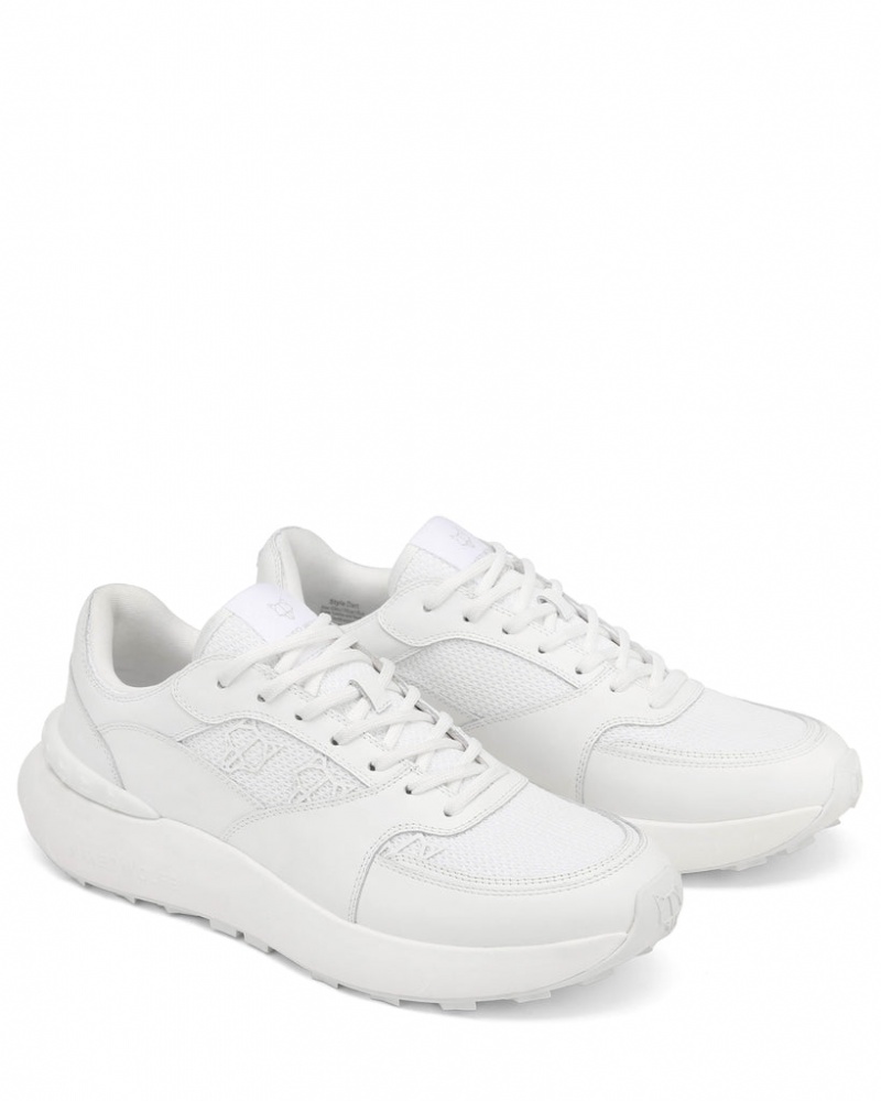 Naked Wolfe Dart Triple Men's Sneakers White Singapore | O1D-5303