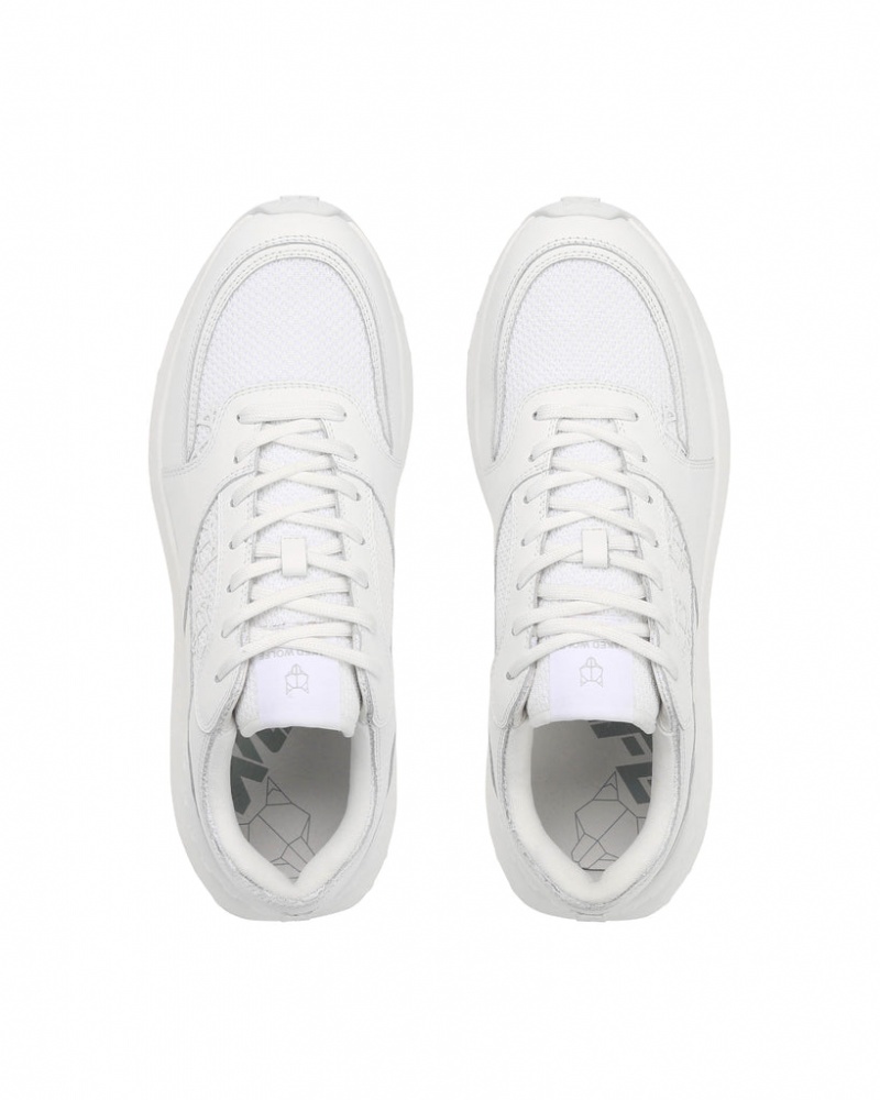 Naked Wolfe Dart Triple Men's Sneakers White Singapore | O1D-5303