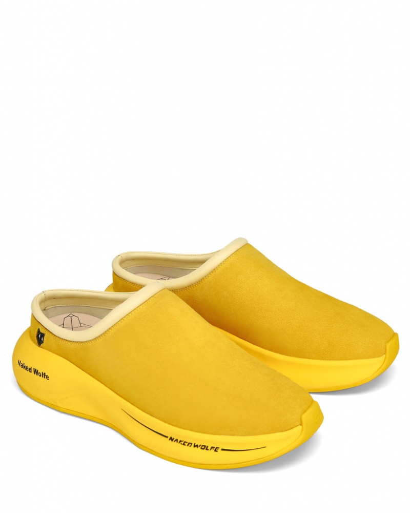 Naked Wolfe Dawn Men's Sneakers Yellow Singapore | C9M-2676