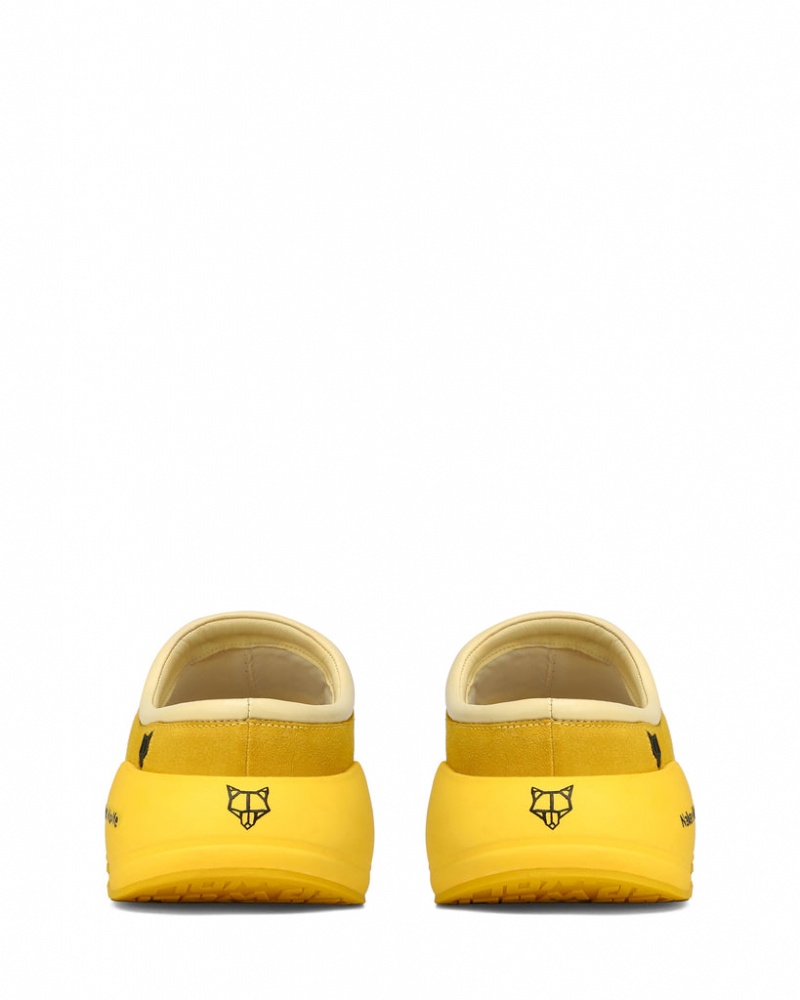 Naked Wolfe Dawn Men's Sneakers Yellow Singapore | C9M-2676