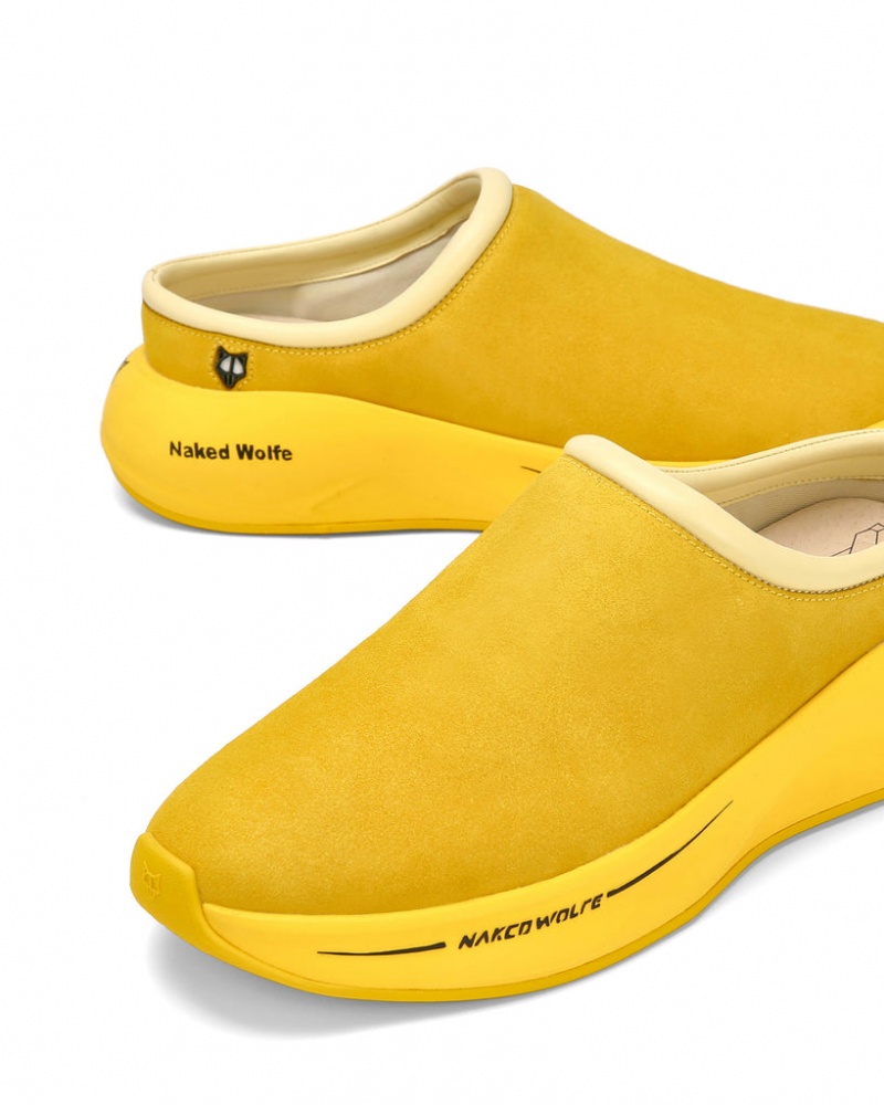 Naked Wolfe Dawn Men's Sneakers Yellow Singapore | C9M-2676