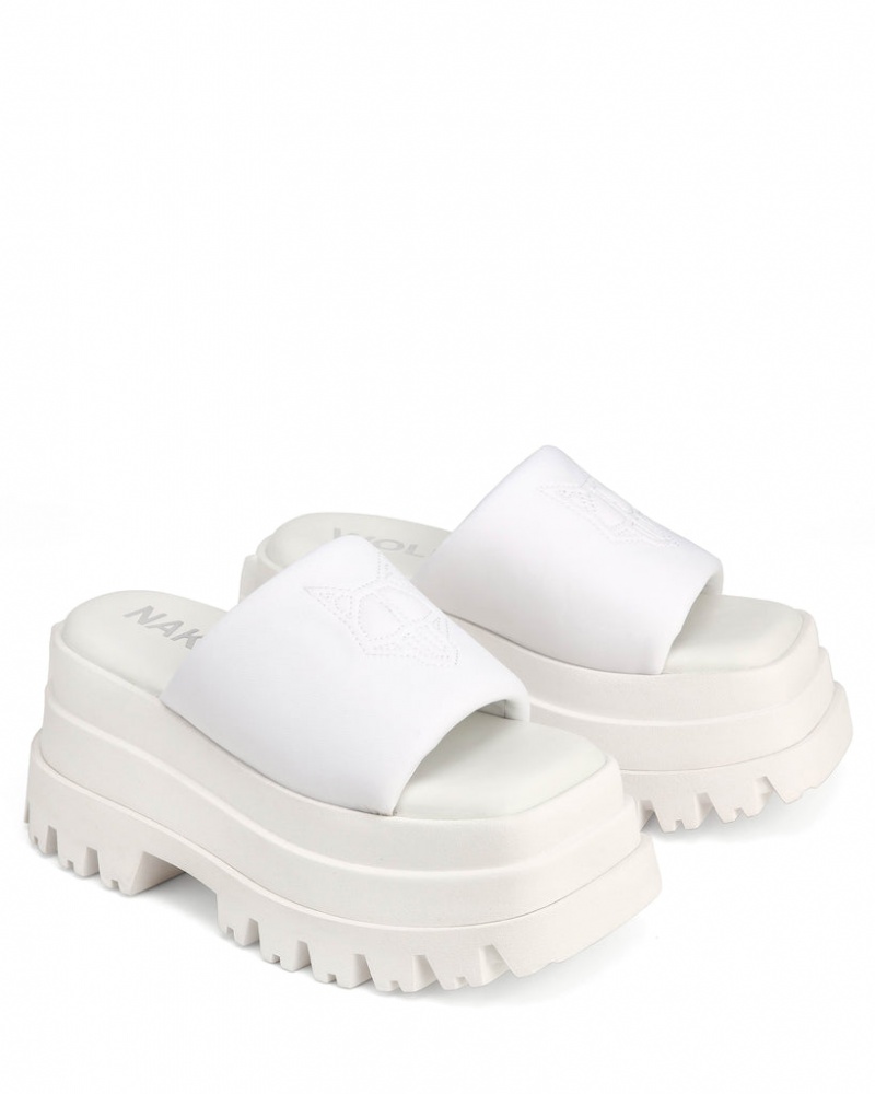 Naked Wolfe Delicious Women's Sandals White Singapore | F7N-8039