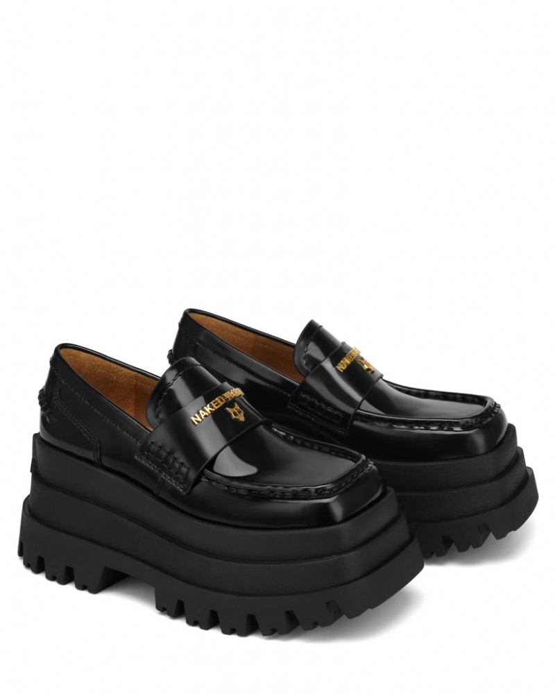 Naked Wolfe Delusion Box Women's Loafers Black Singapore | N3A-0760