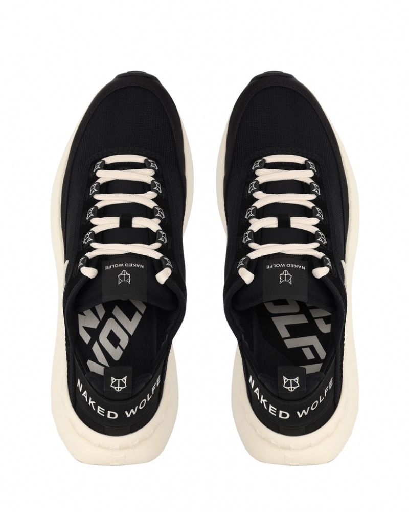 Naked Wolfe Drip Men's Sneakers Black Singapore | E7P-2292