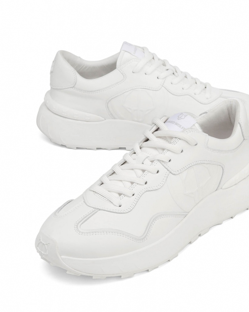 Naked Wolfe Drought Triple Men's Sneakers White Singapore | Y1Y-9960